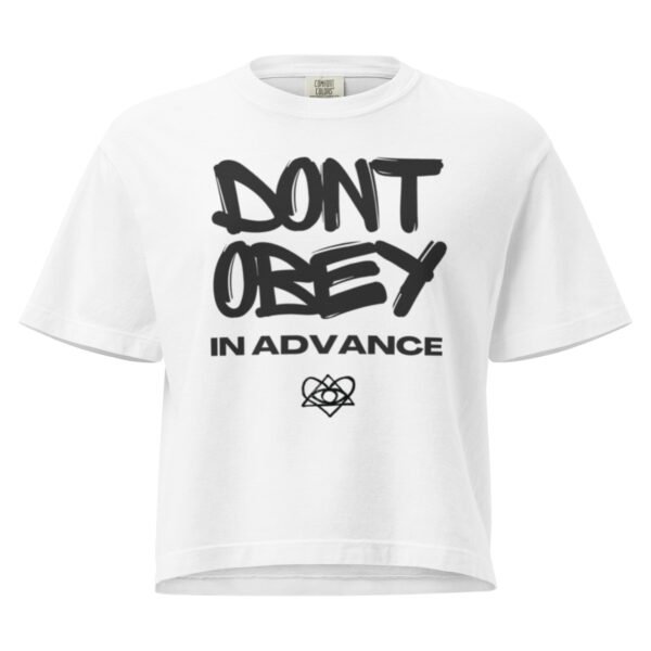 DONTOBEY Women’s heavyweight boxy tee - Image 9