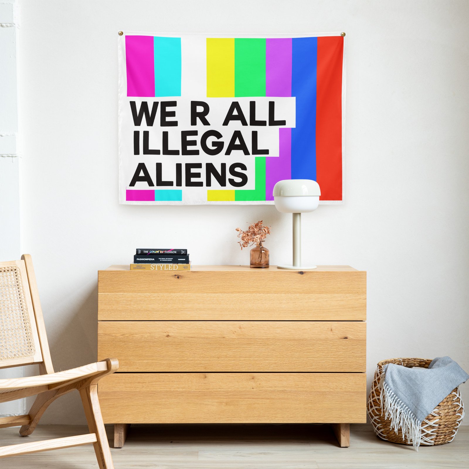DONT OBEY We Are Aliens Wall Tapestry
