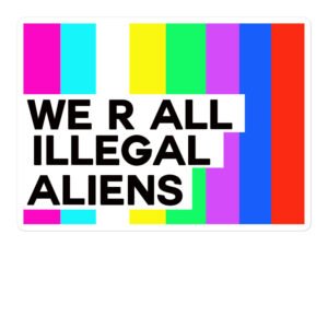 DONTOBEY Alien Stickers